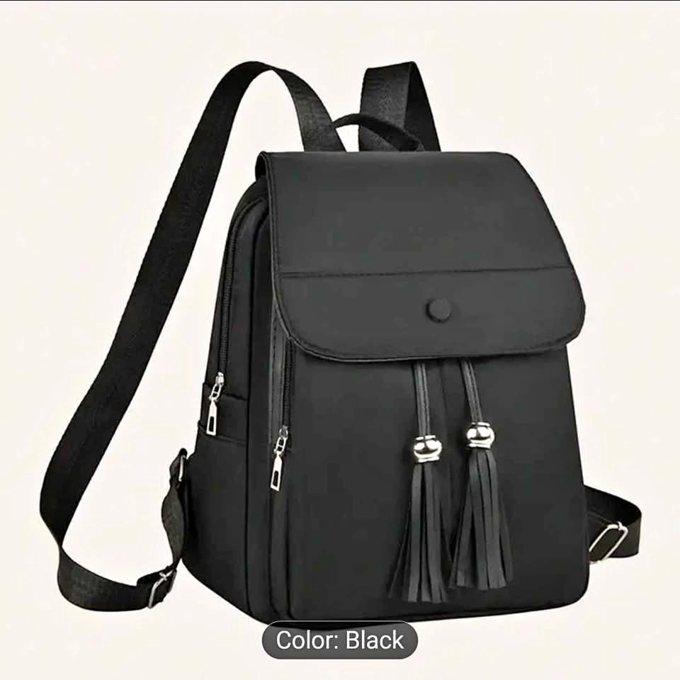 Classic Medium Flap Drawstring Backpack