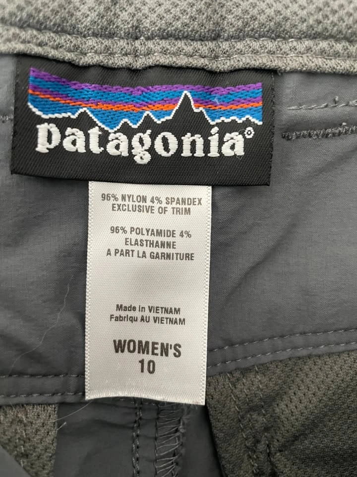 Patagonia Happy Hike Pants Gray Women's Size 10 - photo 4