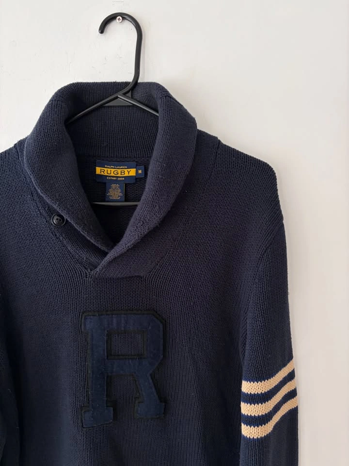 Ralph Lauren Rugby Wool Knit Sweater Size M - photo 2