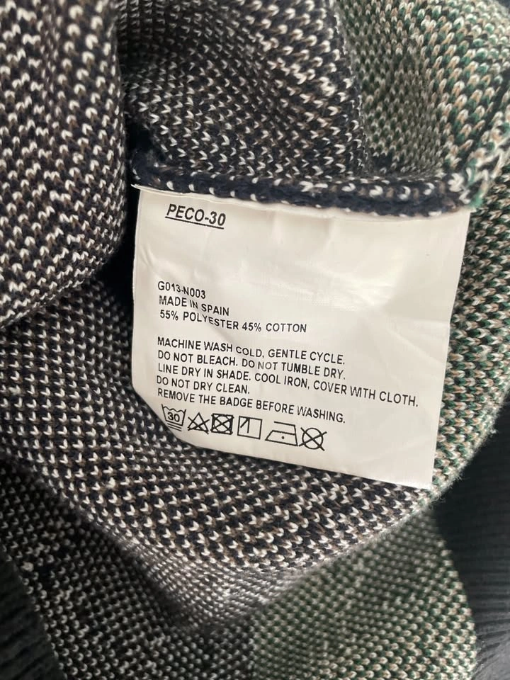Gosha Rubchinskiy Camouflage Flag Sweater FW18 Size M - photo 4