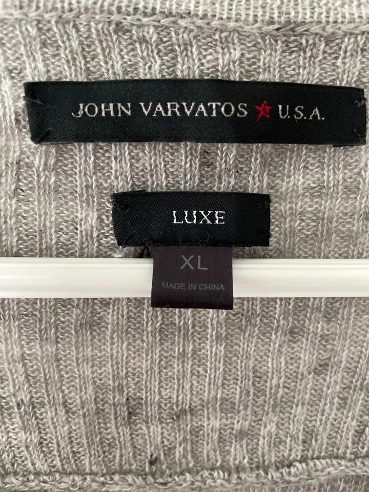 John Varvatos Luxe Henley Knit Sweater XL - photo 3