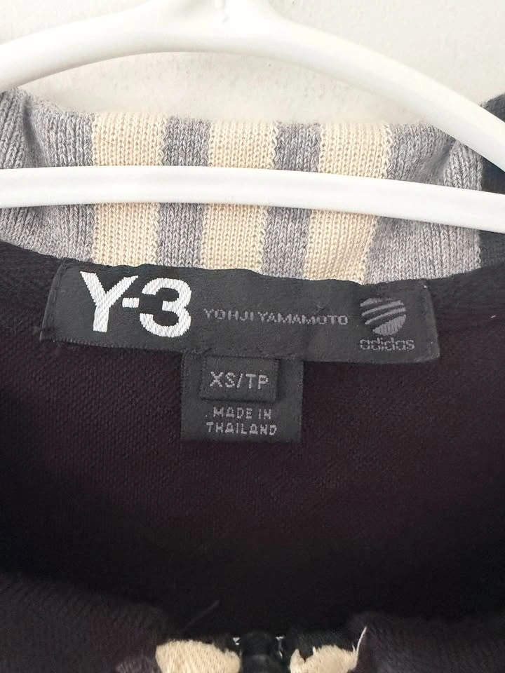 Adidas Y-3 Yohji Yamamoto 1/4 Zip Polo Shirt Size S - photo 3