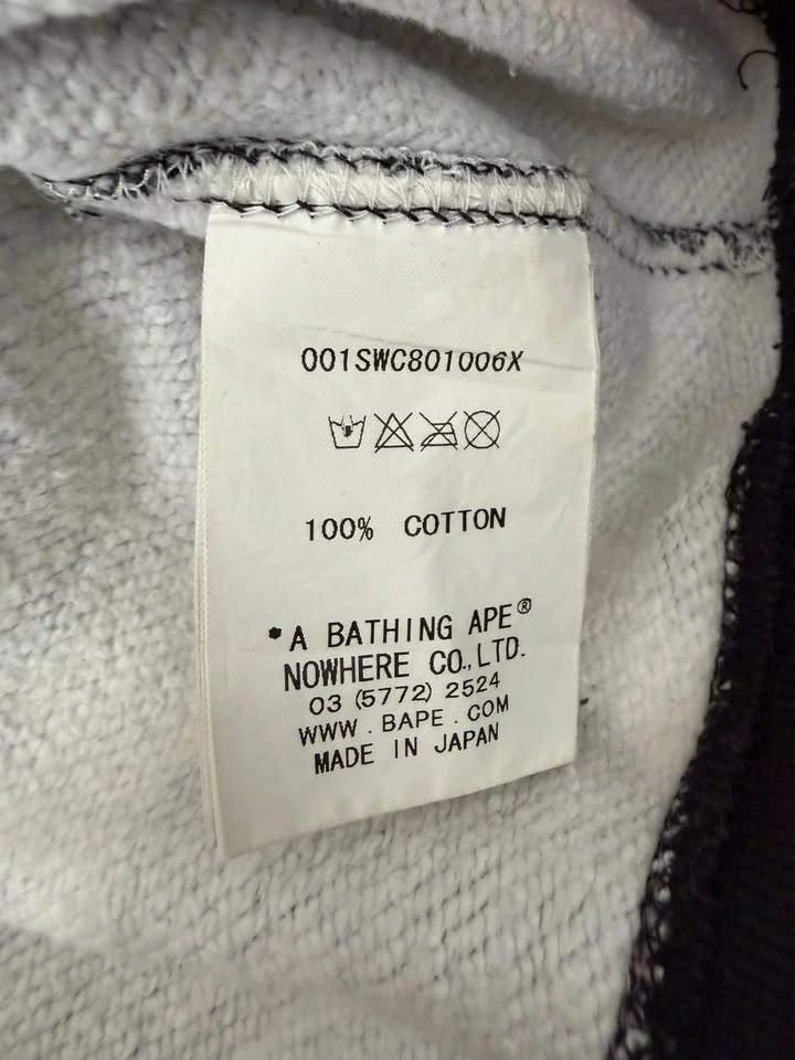 A Bathing Ape BAPE Men's Camo Crewneck Sweater Size M - photo 4