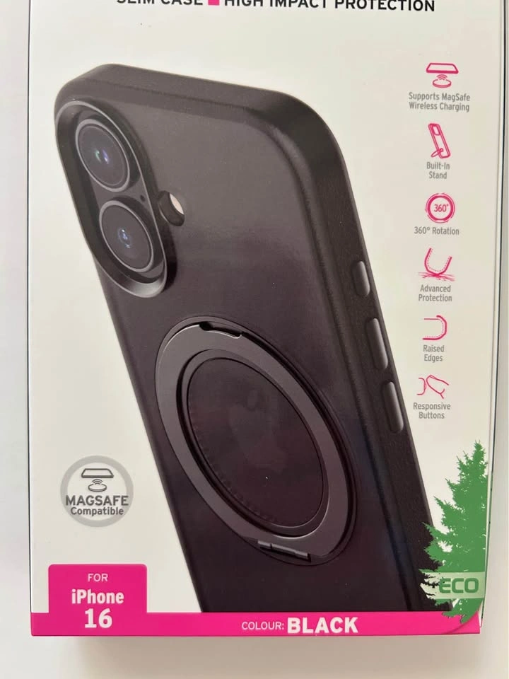 New Sealed iShieldz Body Guard ImpactMAG Black Case - iPhone 16 - photo 3