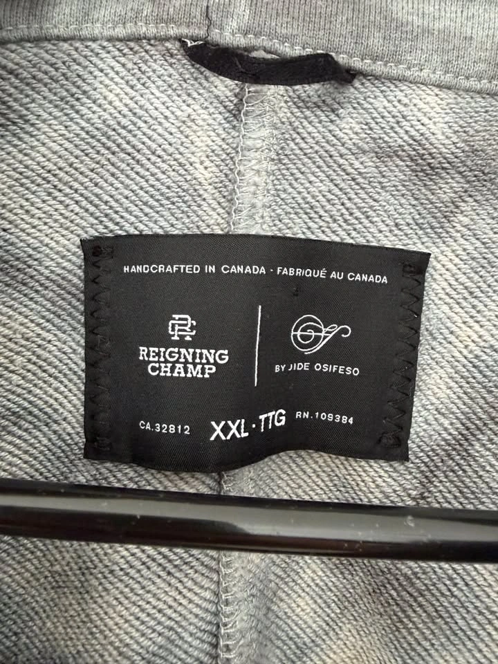Reigning Champ x Jide Osifeso Pullover 1/4 Zip Men Sweatshirt XX - photo 2