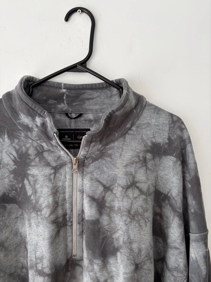 Reigning Champ x Jide Osifeso Pullover 1/4 Zip Men Sweatshirt XX - photo 3