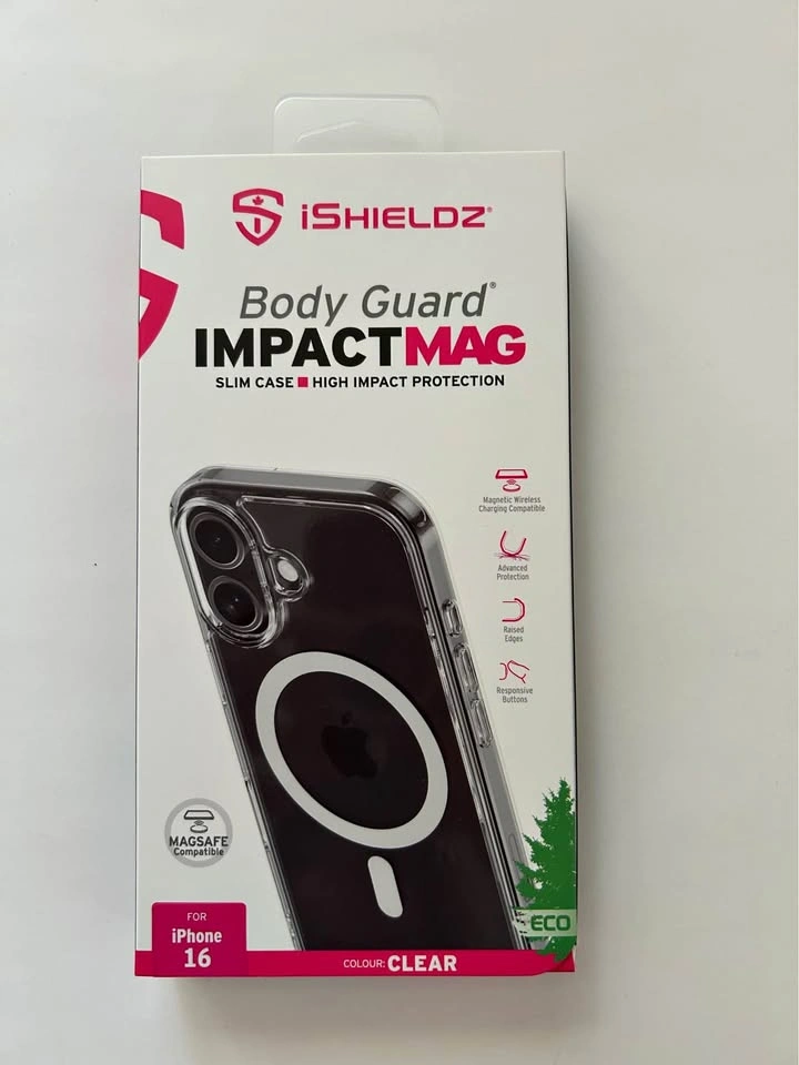 Brand New Sealed iShieldz ImpactMAG Clear Case for iPhone 16