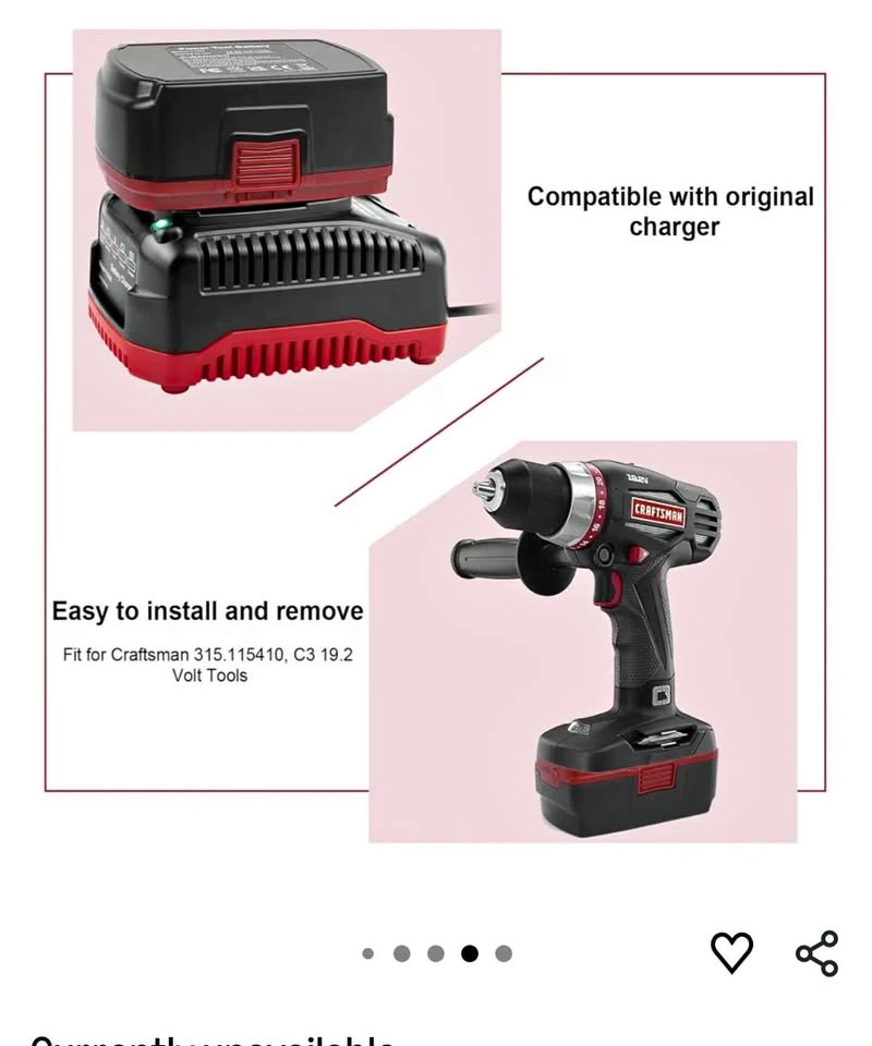 Craftsman C3 19.2V Replacement Battery & Charger