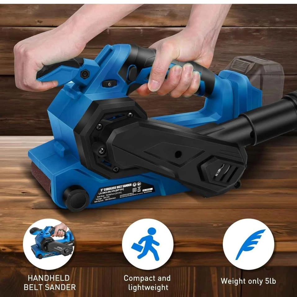 ConBlom Cordless Belt Sander - Makita 18V Compatible, Brushless - photo 3