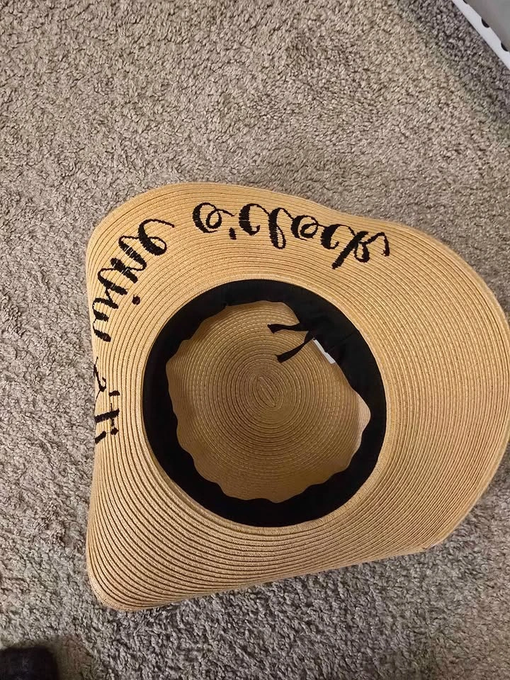 It's Wine O'Clock Straw Sun Hat - photo 2