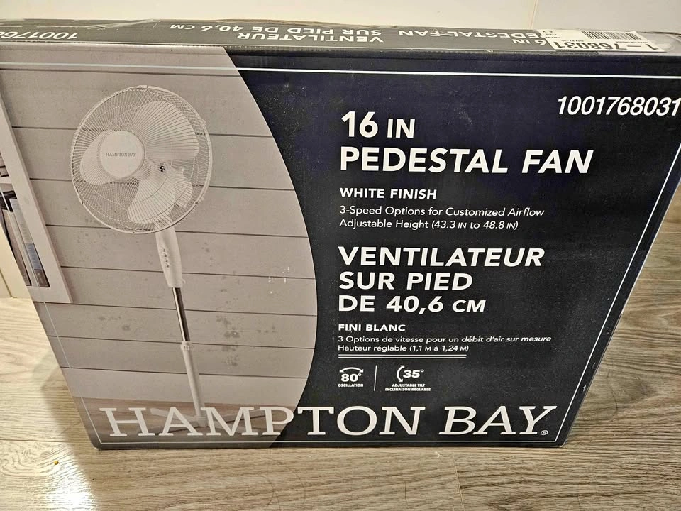 Hampton Bay 16inch Pedestal Fan