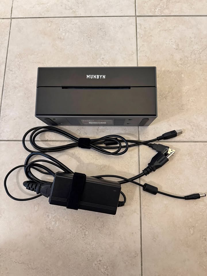 MUNBYN ITPP129 Thermal Label Printer + Labels!