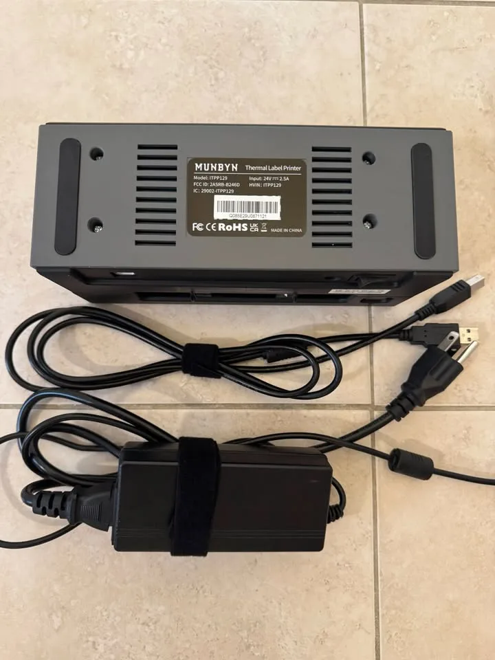 MUNBYN ITPP129 Thermal Label Printer + Labels! image indicator(4)