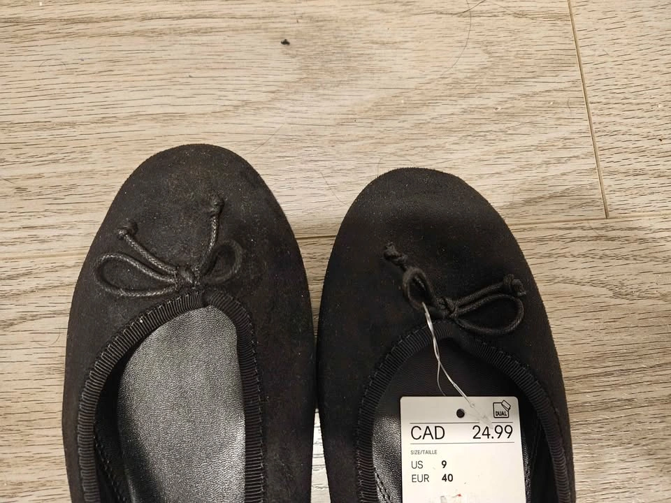 H&M Black Ballet Flats US 9 (BRAND NEW!) - photo 2