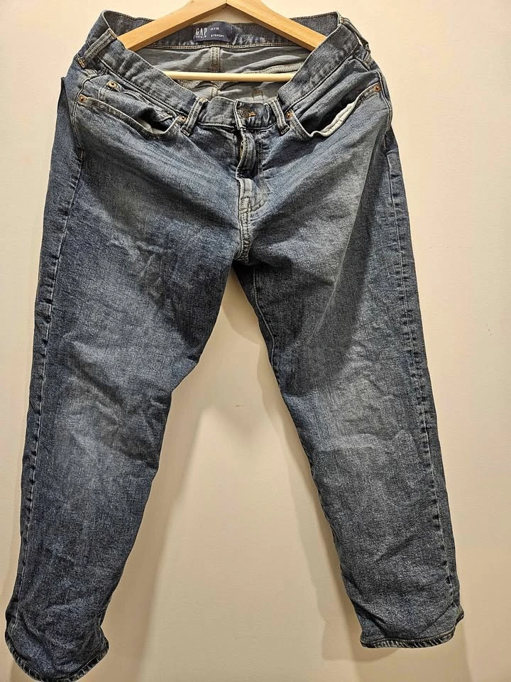 GAP Denim Straight Jeans 34x30