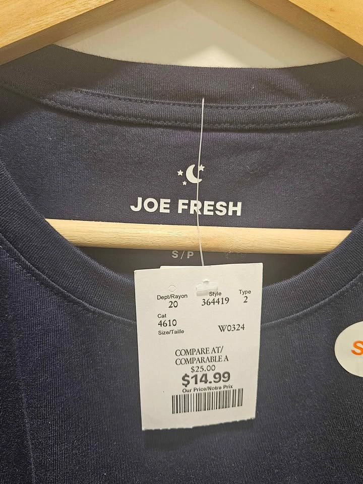 Joe Fresh Navy Blue T-shirt (Men's size: S) - BRAND NEW! - photo 2