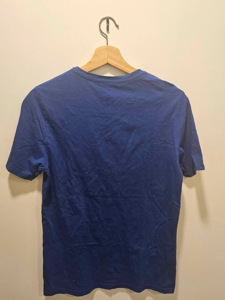 Marks & Spencer Blue Slim Fit T-shirt (Men size: M) - photo 3