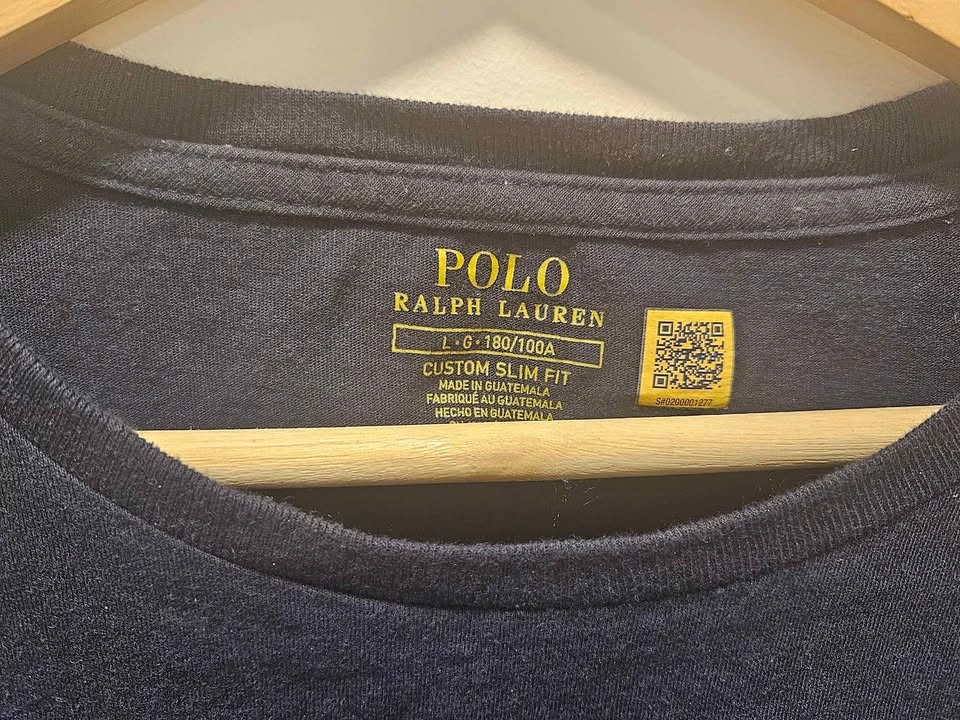 Ralph Lauren Black T-shirt (Men Size: L, Custom Slim Fit) - photo 2