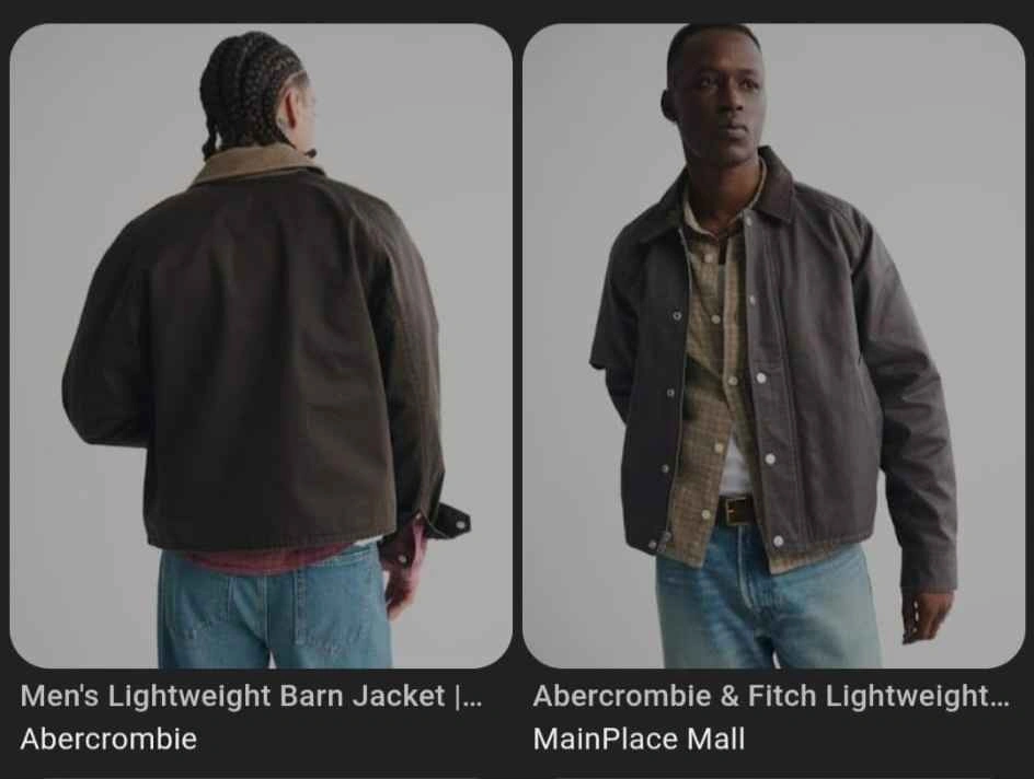 Abercrombie & Fitch Black Lightweight Barn Jacket (Size: Small) - photo 2