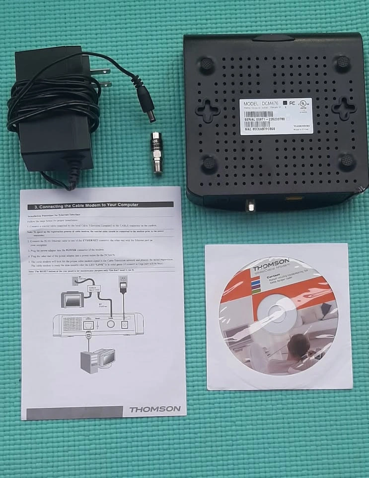 Thomson DCM476 Digital Broadband Cable Modem