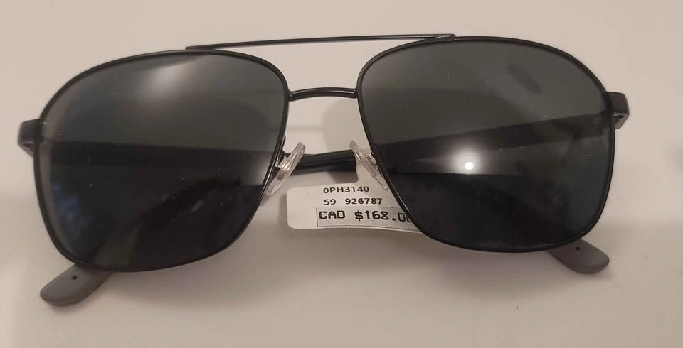 Ralph Lauren Black Aviator Sunglasses BRAND NEW - photo 2