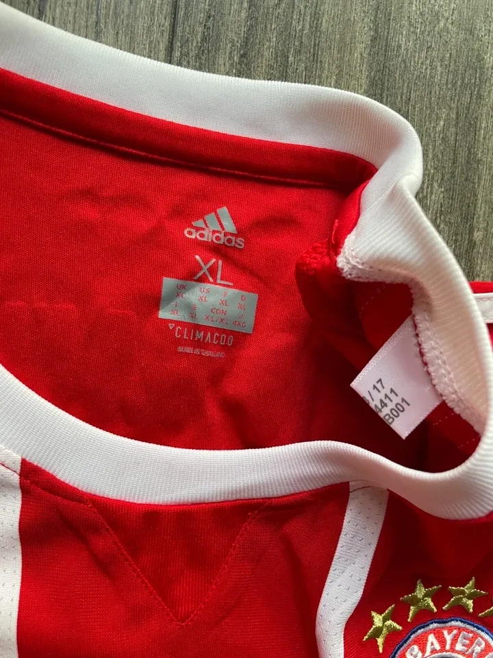 Adidas 2017-18 Bayern Munich Mats Hummels Jersey XL - photo 2