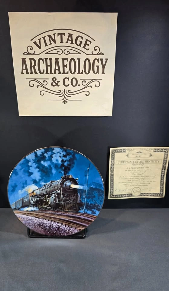 Knowles Train Collector Plates - Romantic Age of Steam Set (3)