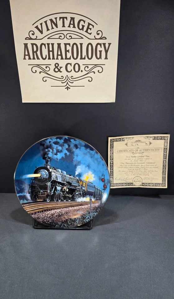Knowles Train Collector Plates - Romantic Age of Steam Set (3) - photo 4