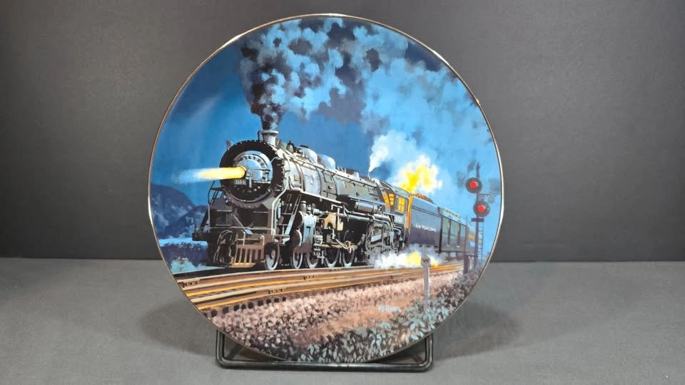 Knowles Train Collector Plates - Romantic Age of Steam Set (3) - photo 5