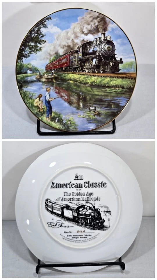 Collection Train Plates - Golden Age of American Railroads