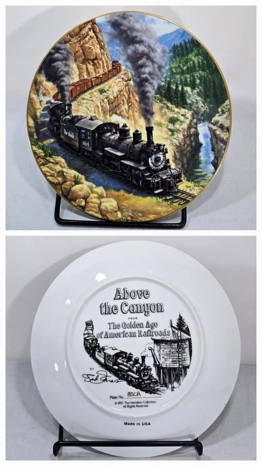 Collection Train Plates - Golden Age of American Railroads - photo 2