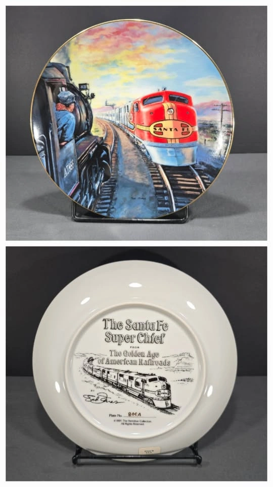 Collection Train Plates - Golden Age of American Railroads - photo 4