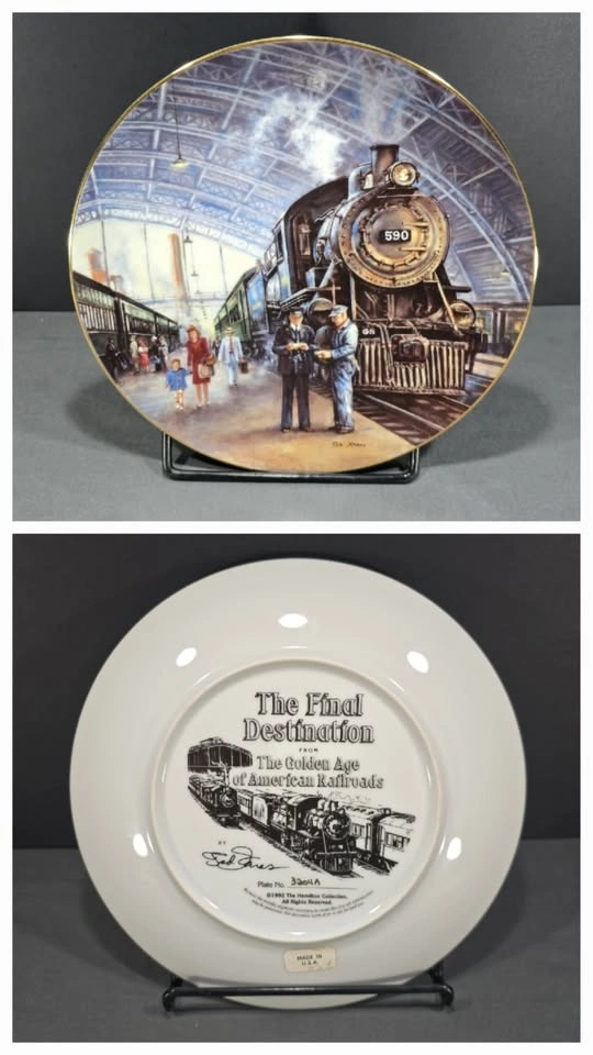 Collection Train Plates - Golden Age of American Railroads - photo 5