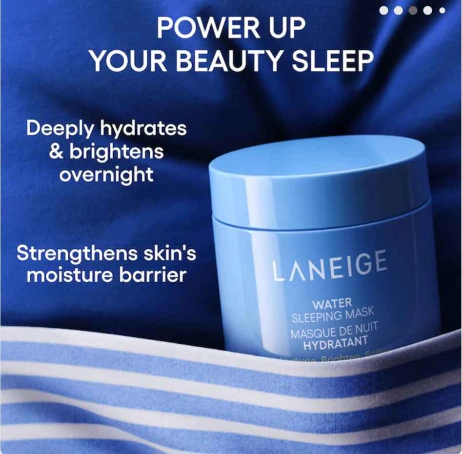LANEIGE Water Sleeping Mask 70 mL - Made in Korea - photo 5