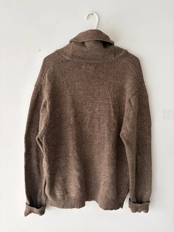 Denim & Supply Ralph Lauren Mens Brown Shawl Collar Cardigan XL - photo 4