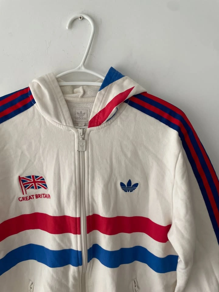 Adidas Olympics 2008 Great Britain Track Jacket SAMPLE M - photo 2