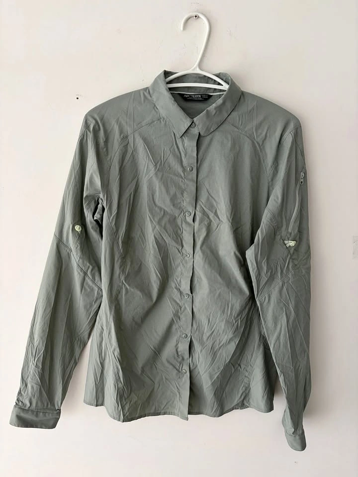 Arc'teryx Women's Fernie Long Sleeve Snap Button Hiking Shirt Si