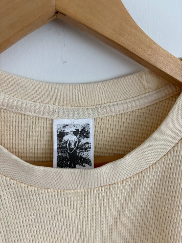 Basketcase Gallery War Thermal Henley Shirt Size M - photo 3