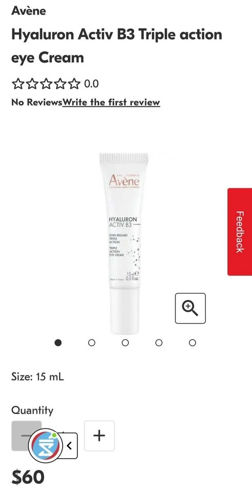 Avène Hyaluron Activ B3 Eye Cream 15ml - Brand New - photo 2
