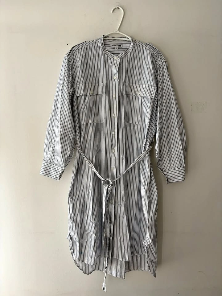 Uniqlo × JW Anderson Striped Shirt Dress Size L