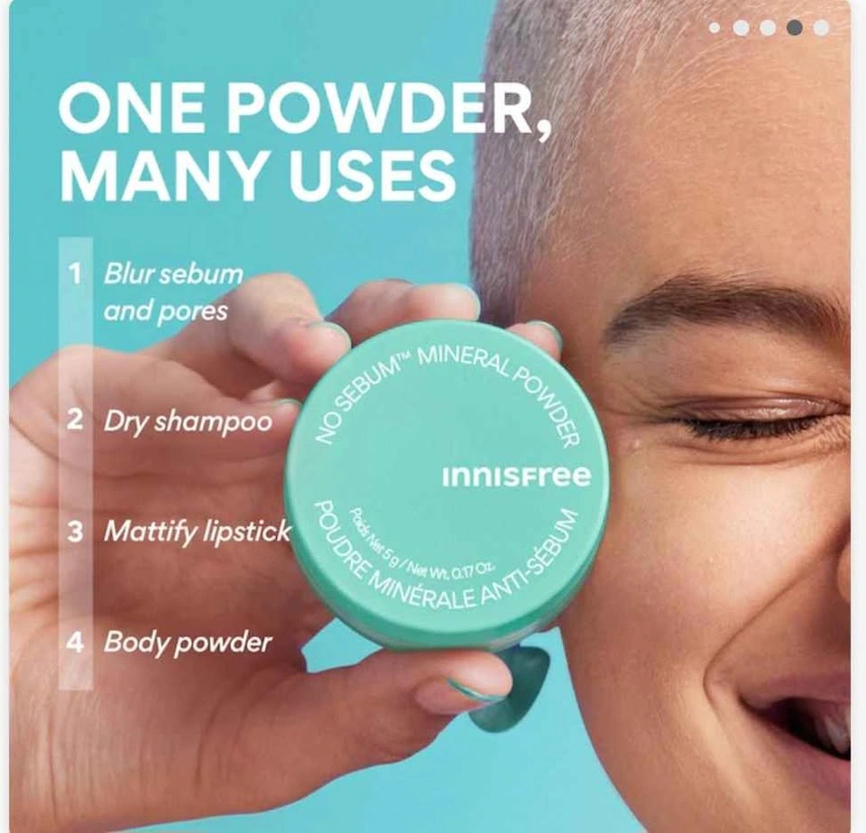 Innisfree No Sebum Mineral Powder Made in Korea BRAND NEW! - photo 5