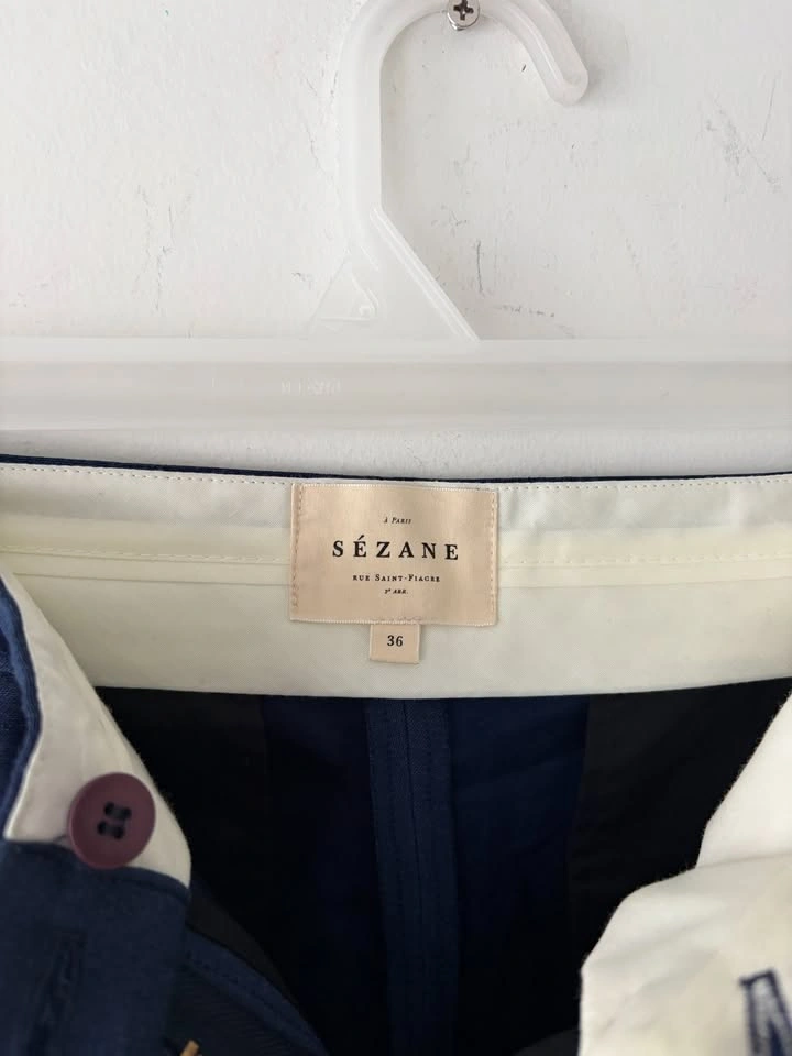 Sezane Linen Blend Wide Leg Trousers Size 36 - photo 4