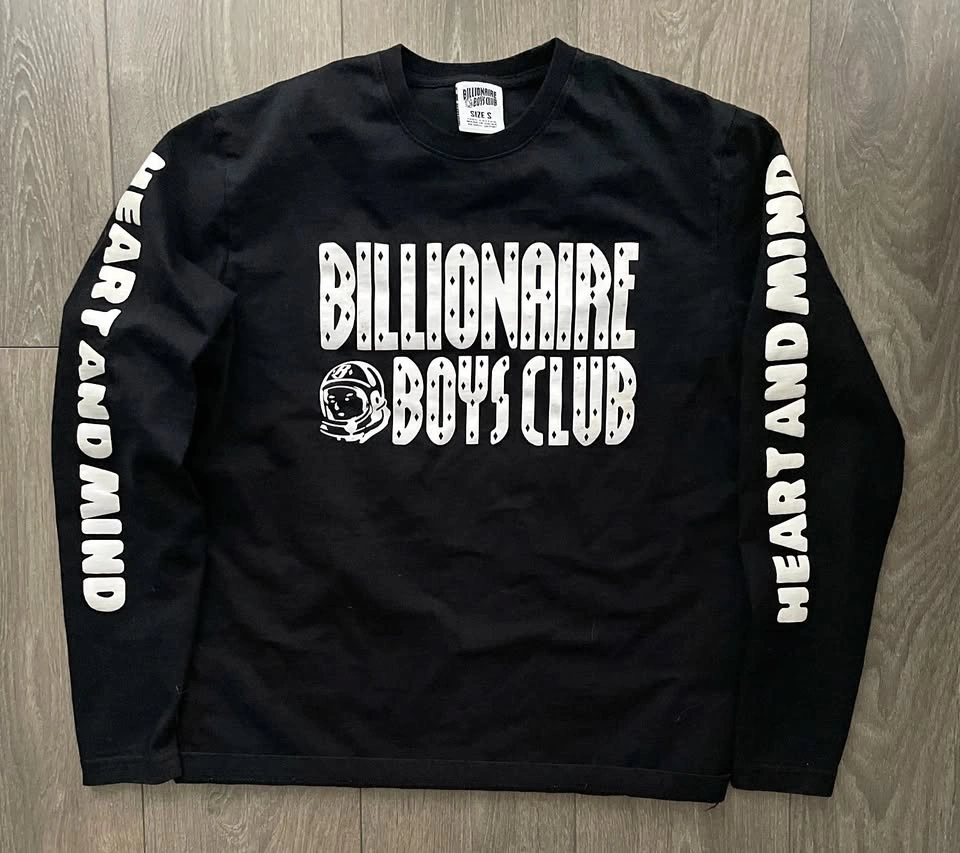 Vintage Billionaire Boys Club Heart and Mind Long Sleeve Shirt S