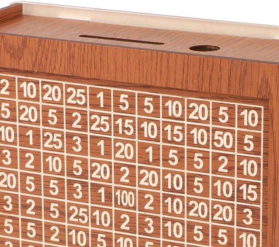Brand New Wooden 1000 Dollar Savings Challenge Money Box - photo 4