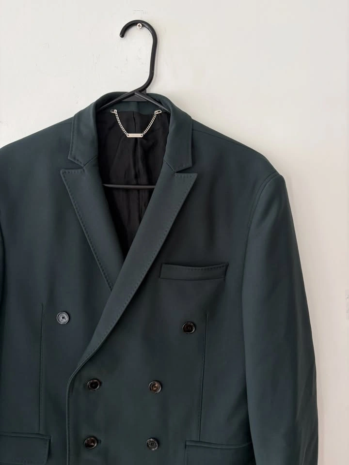 Costume National Homme Double Breasted Jacket Blazer Size 50 - photo 2