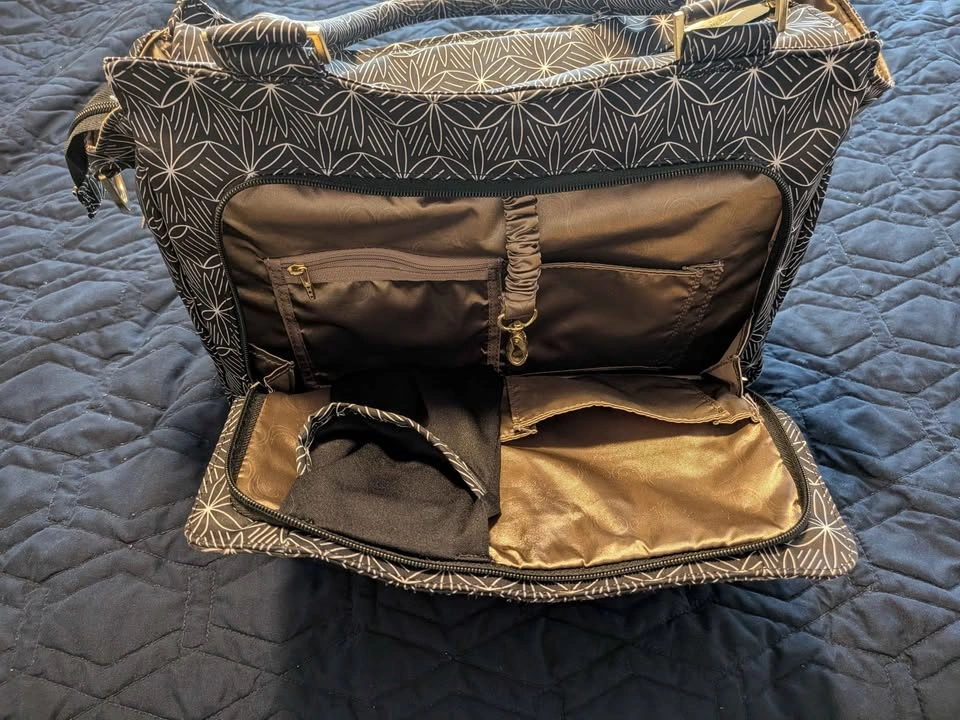 JuJuBe Diaper Bag Black White Geometric Print - photo 3