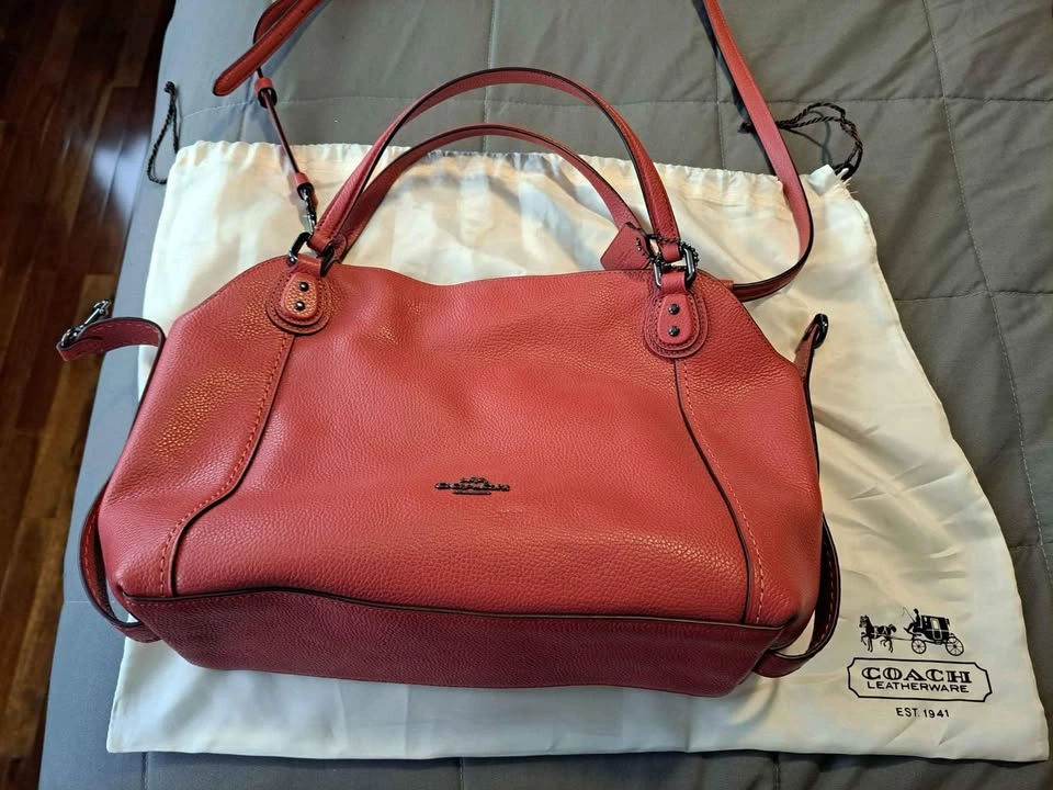 Red Coach purse - used a couple times