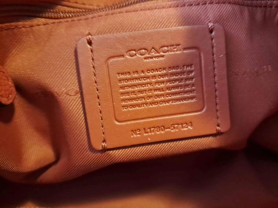Red Coach purse - used a couple times - photo 3