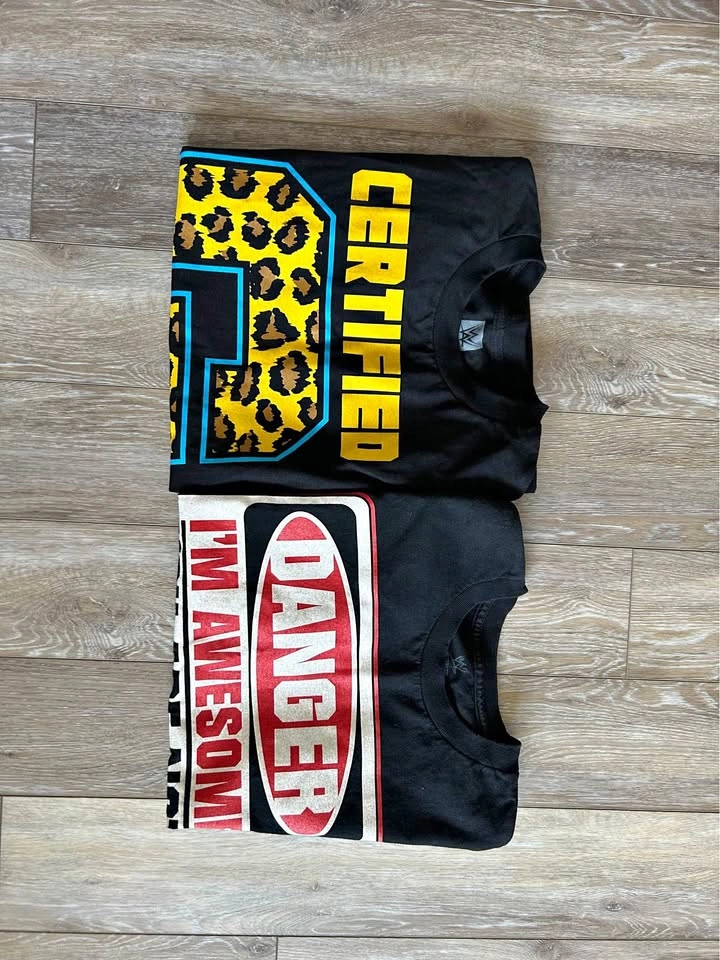 WWE Shirts – Enzo Amore “Certified G” & The Miz Tee (Size S)