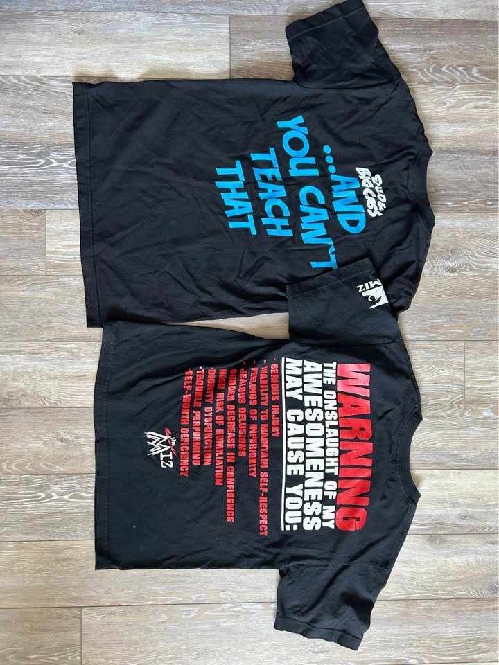 WWE Shirts – Enzo Amore “Certified G” & The Miz Tee (Size S) - photo 3